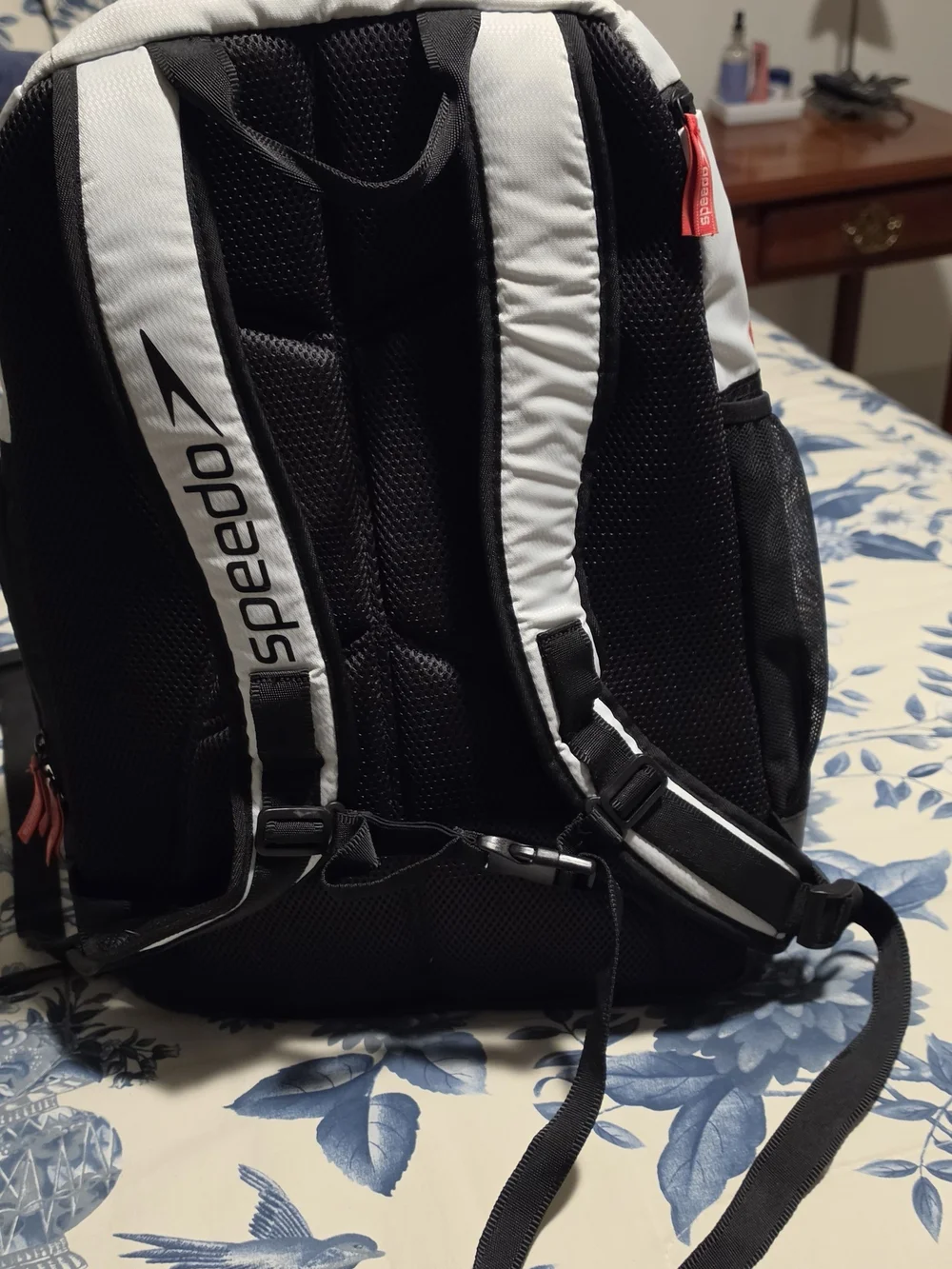 Speedo Black, White & Red 2023 US Open Athletic Backpack